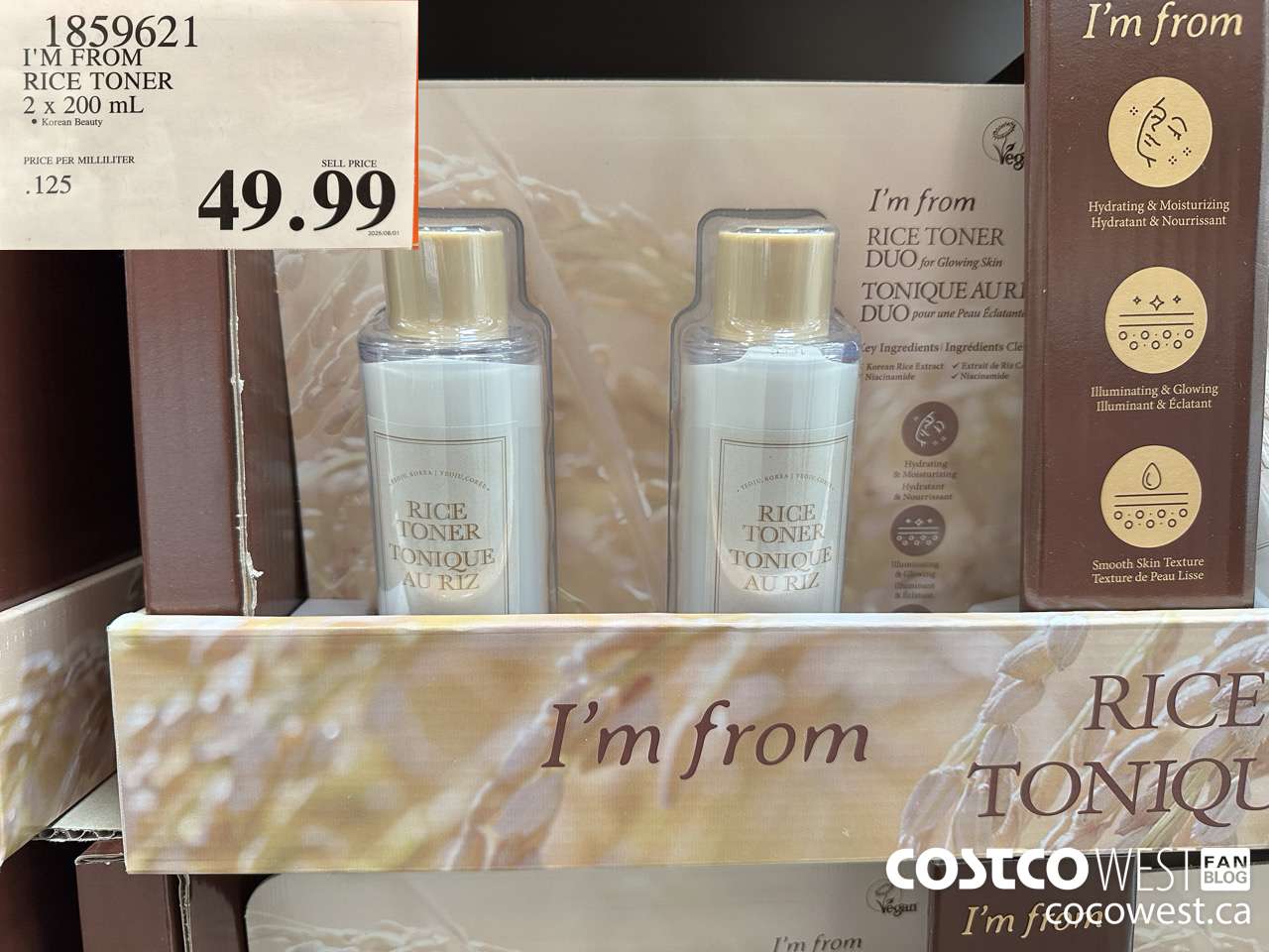 1859621 I'M FROM RICE TONER 2 X 200ML $49.99