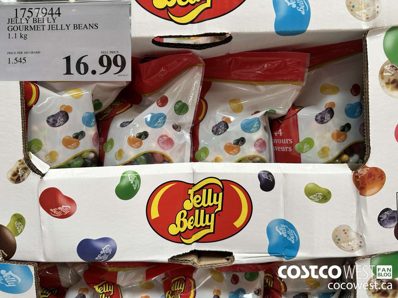 1757944 JELLY BELLY GOURMET JELLY BEANS 1.1 kg $16.99