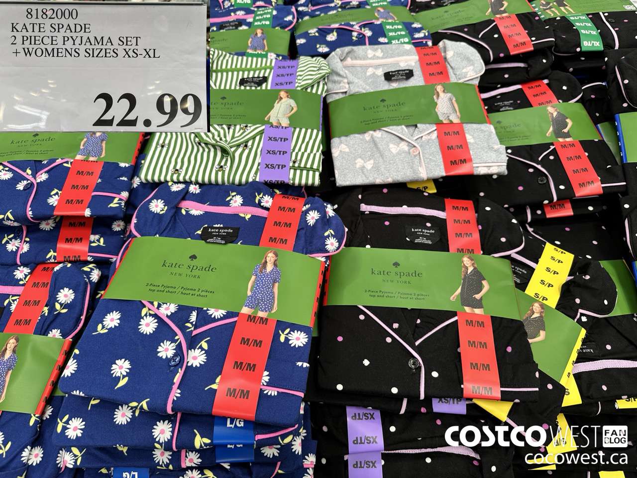 8182000 KATE SPADE 2 PIECE PYJAMA SET WOMENS SIZES XS-XL $22.99
