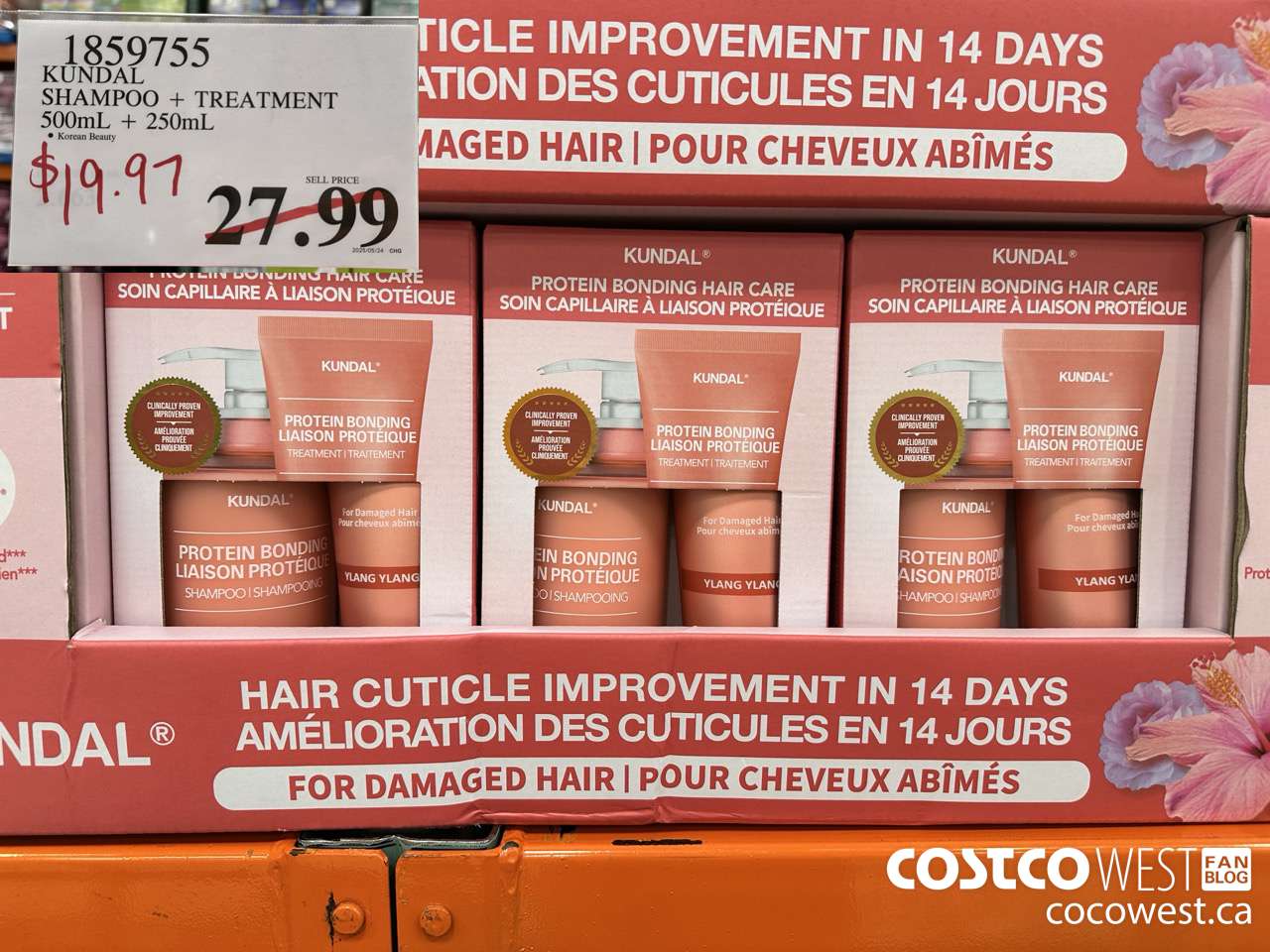 1859755 KUNDAL SHAMPOO + TREATMENT 500mL + 250mL $19.97