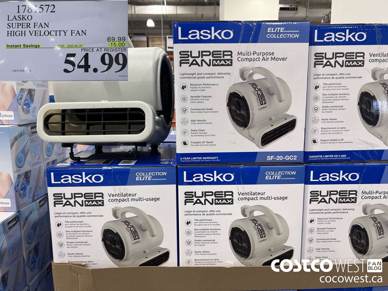 1781572 LASKO SUPER FAN HIGH VELOCITY FAN ($15.00 INSTANT SAVINGS EXPIRES ON 2025-06-29) $54.99