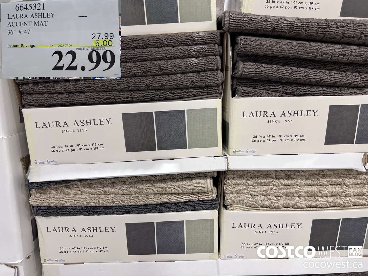 6645321 LAURA ASHLEY ACCENT MAT 36