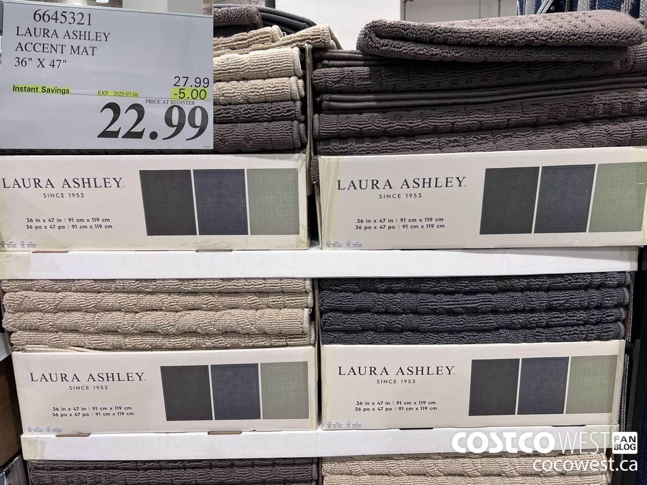 6645321 LAURA ASHLEY ACCENT MAT 36