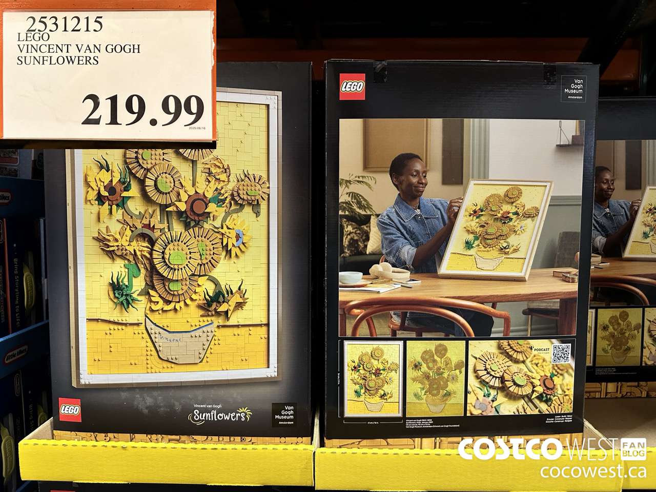 2531215 LEGO VINCENT VAN GOGH SUNFLOWERS $219.99