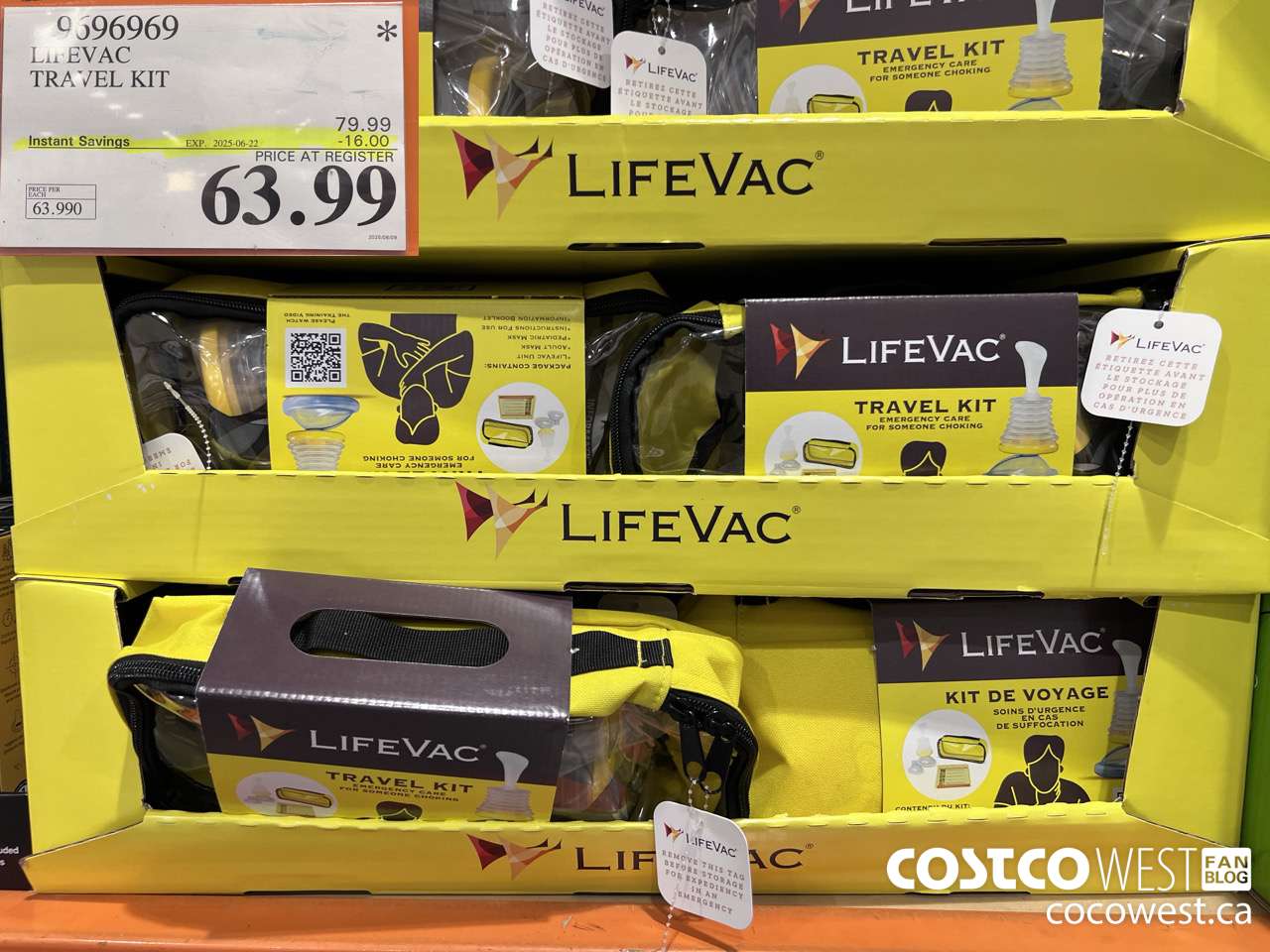 9696969 LIFEVAC TRAVEL KIT ($16.00 INSTANT SAVINGS EXPIRES ON 2025-06-22) $63.99