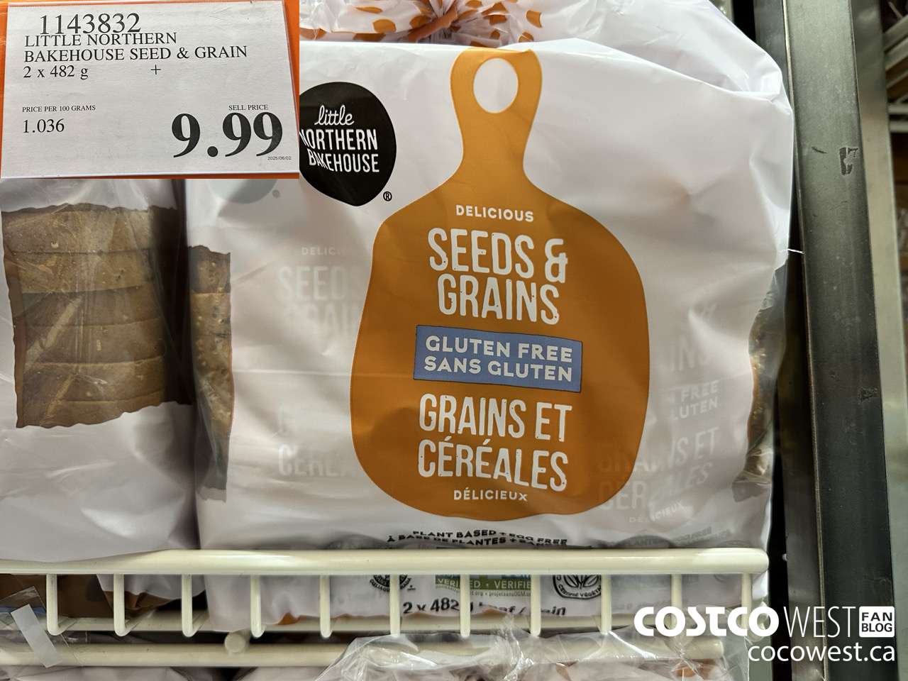 1143832 LITTLE NORTHERN BAKEHOUSE SEEDS & GRAINS 2 X 482 G $9.99