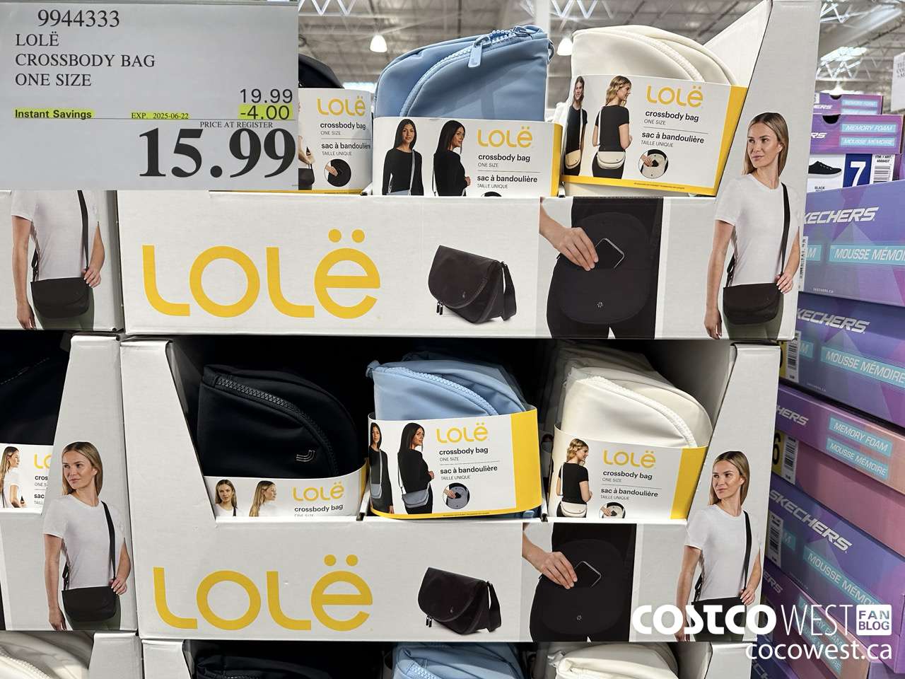 9944333 LOLE CROSSBODY BAG ONE SIZE ($4.00 INSTANT SAVINGS EXPIRES ON 2025-06-22) $15.99