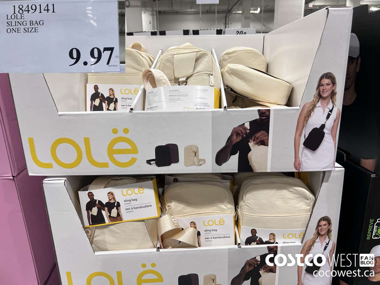 1849141 LOLE SLING BAG ONE SIZE $9.97