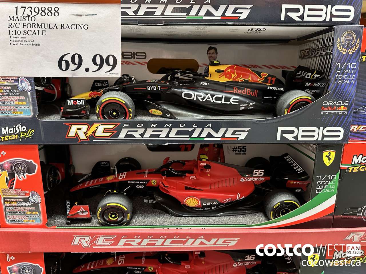 1739888 MAISTO R/C FORMULA RACING 1:10 SCALE $69.99