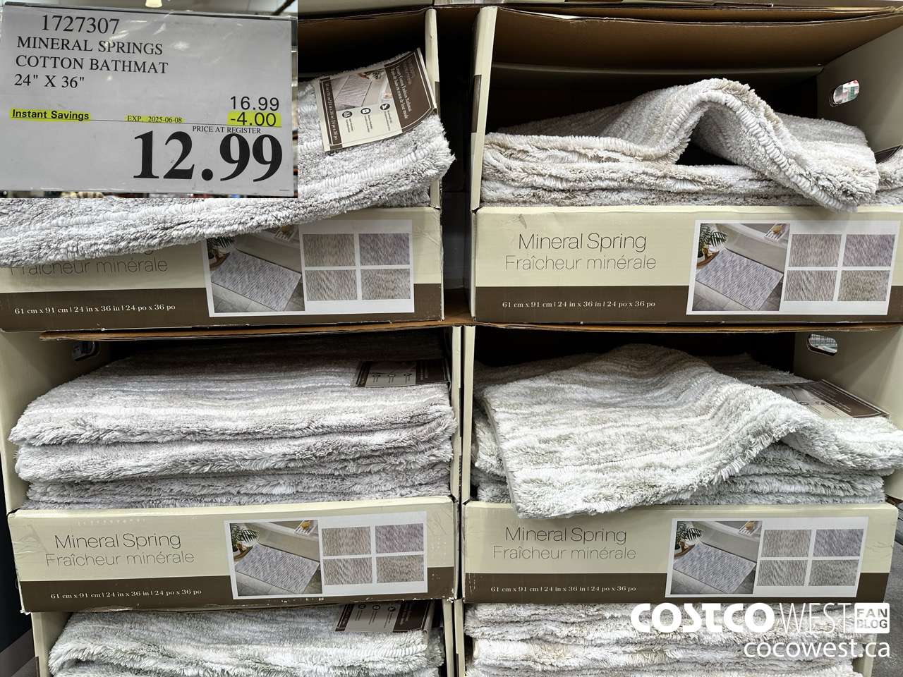 1727307 MINERAL SPRINGS COTTON BATHMAT 24