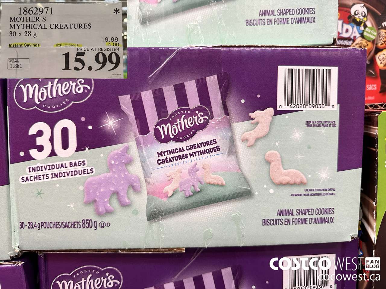 1862971 MOTHER'S MYTHICAL CREATURES 30 x 28 g ($4.00 INSTANT SAVINGS EXPIRES ON 2025-06-15) $15.99