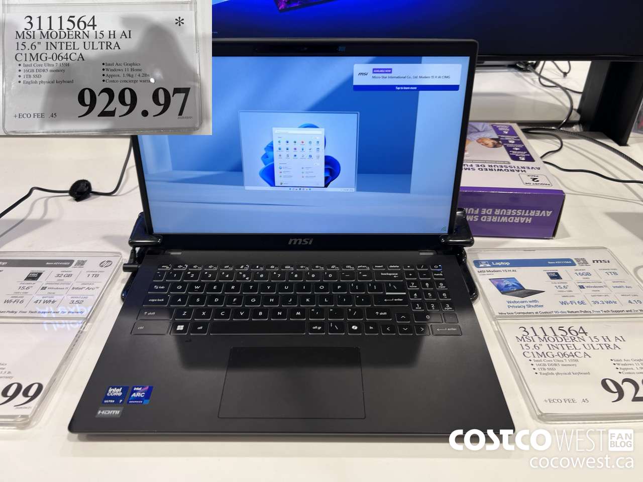 3111564 MSI MODERN 15 H AI 15.6