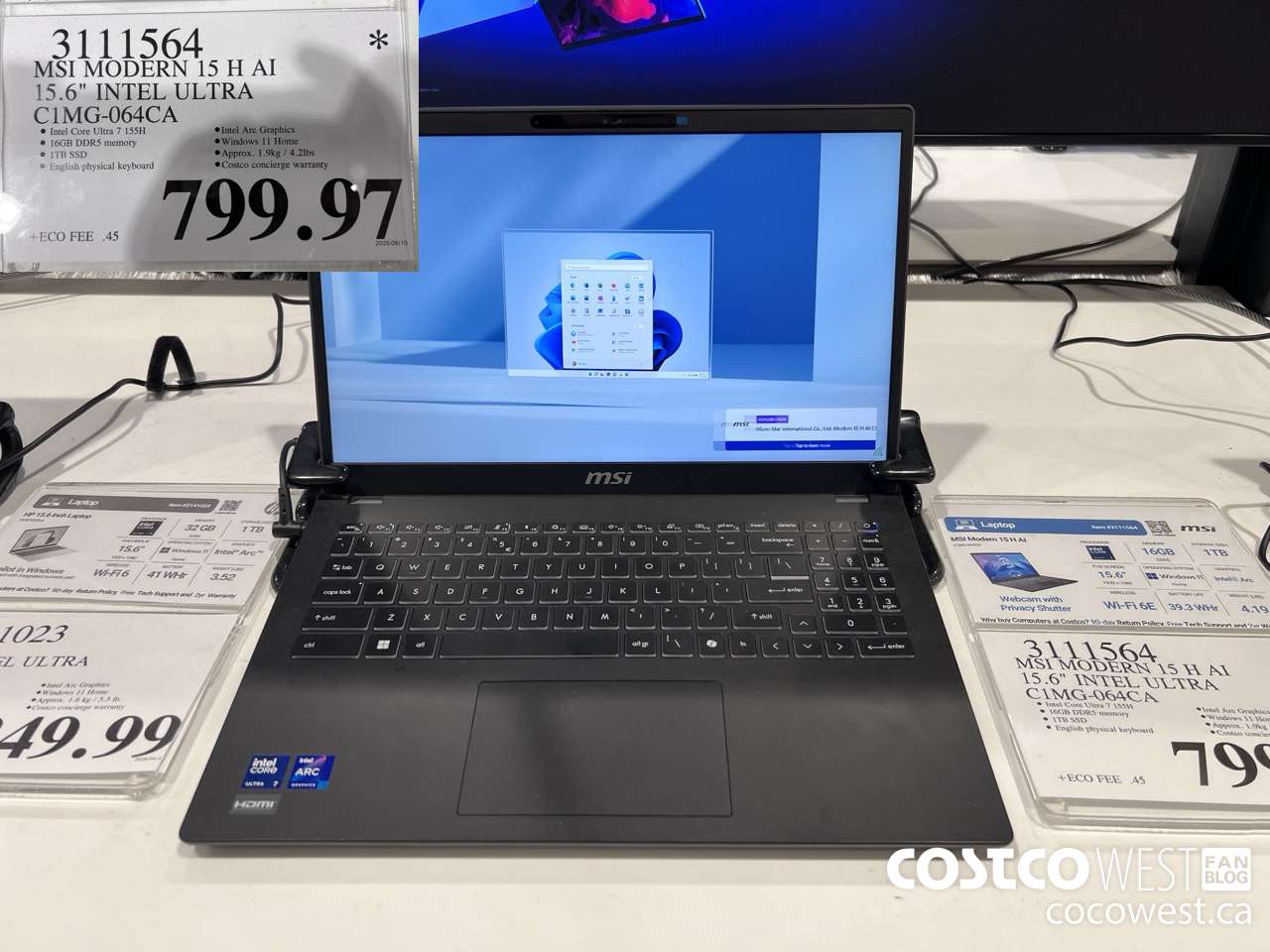 3111564 MSI MODERN 15 H AI 15.6