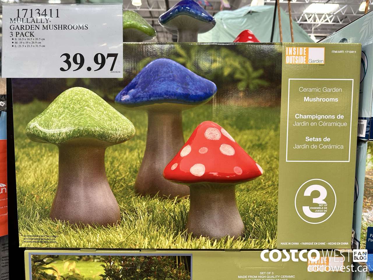 1713411 MULLALLY GARDEN MUSHROOMS 32 PACK $39.97