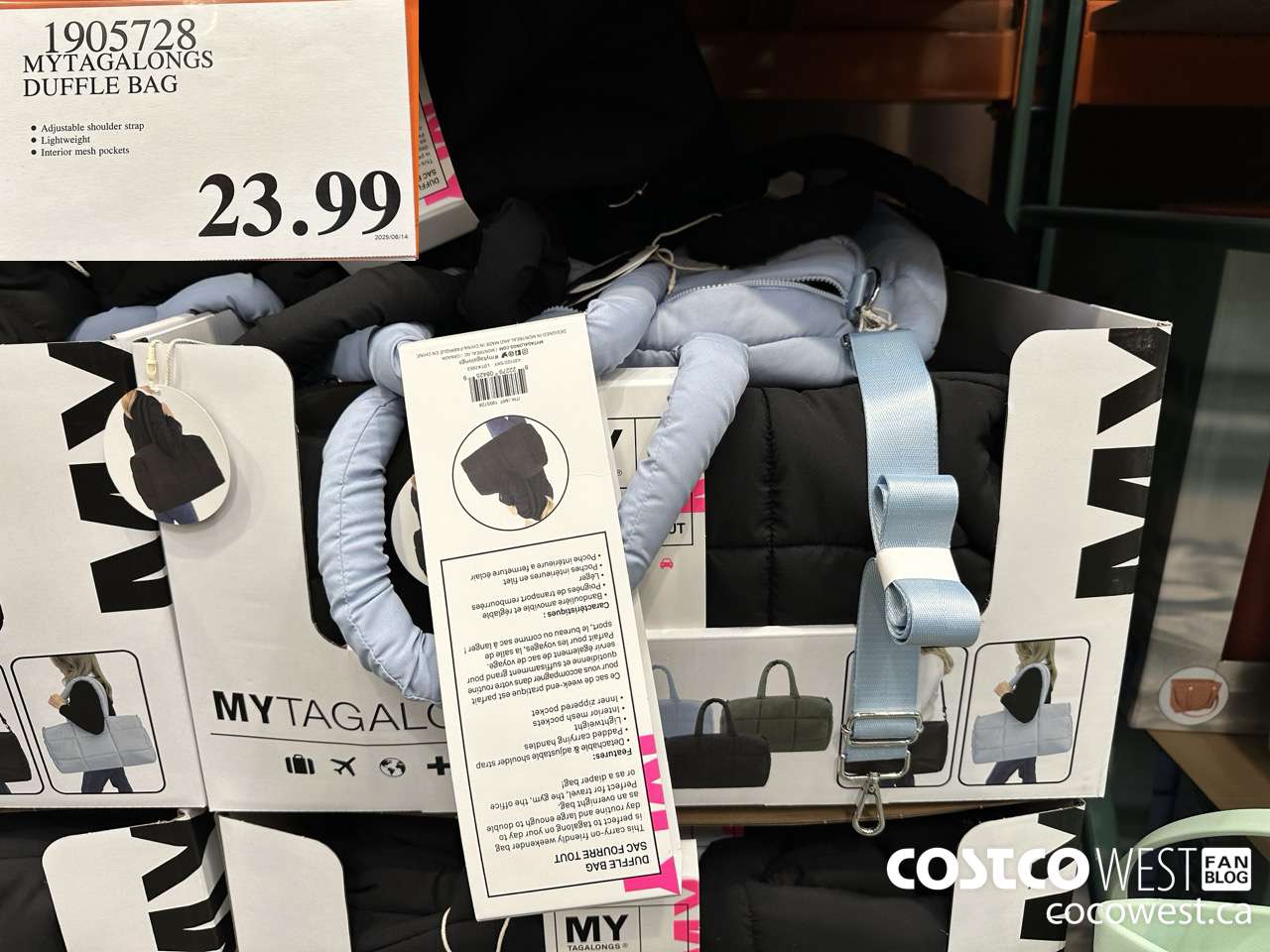 1905728 MYTAGALONGS DUFFLE BAG $23.99