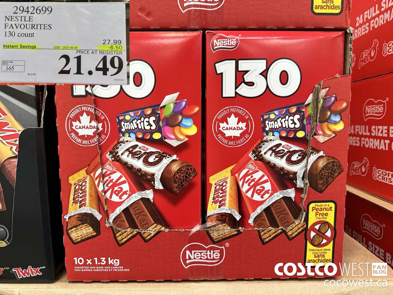 2942699 NESTLE FAVOURITES 130 COUNT ($6.50 INSTANT SAVINGS EXPIRES ON 2025-06-08) $21.49