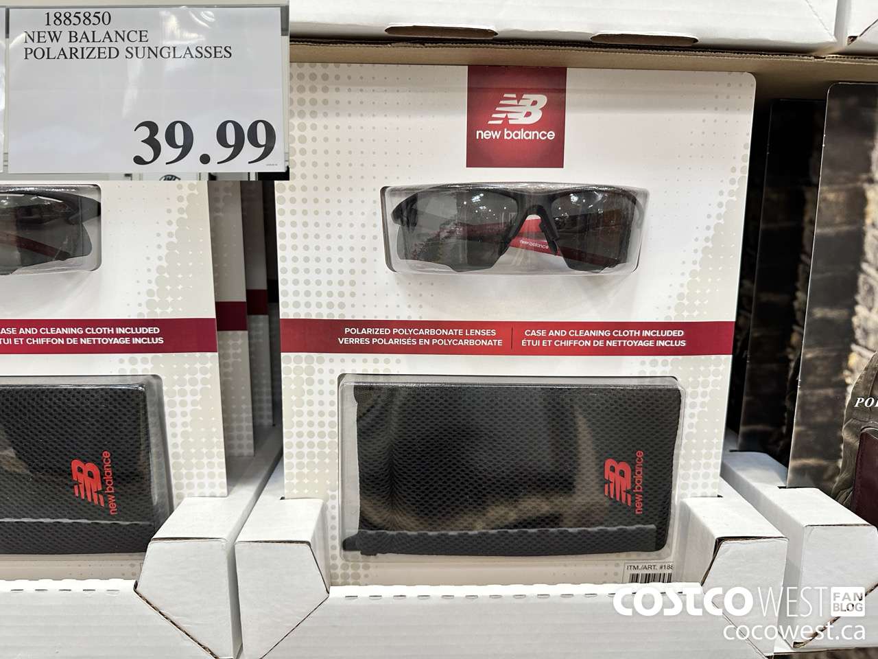 1885850 NEW BALANCE POLARIZED SUNGLASSES $39.99