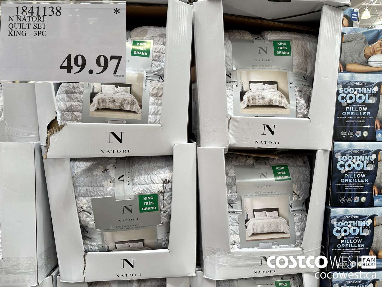 1841138 N NATORI QUIT SET KING 3PC $49.97