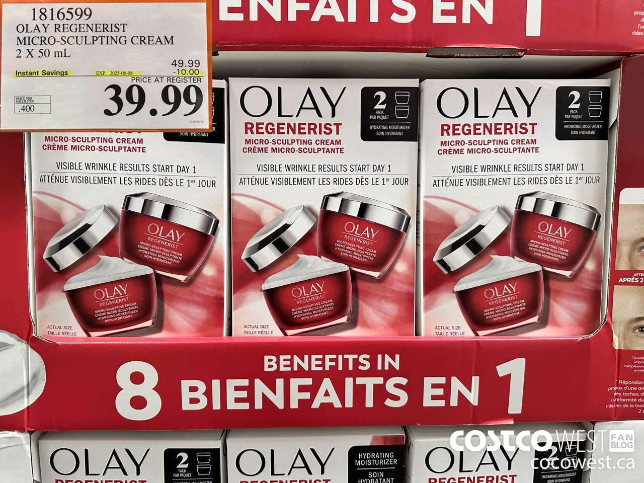 1816599 OLAY REGENERIST 2 X 50ML ($10.00 INSTANT SAVINGS EXPIRES ON 2025-06-08) $39.99