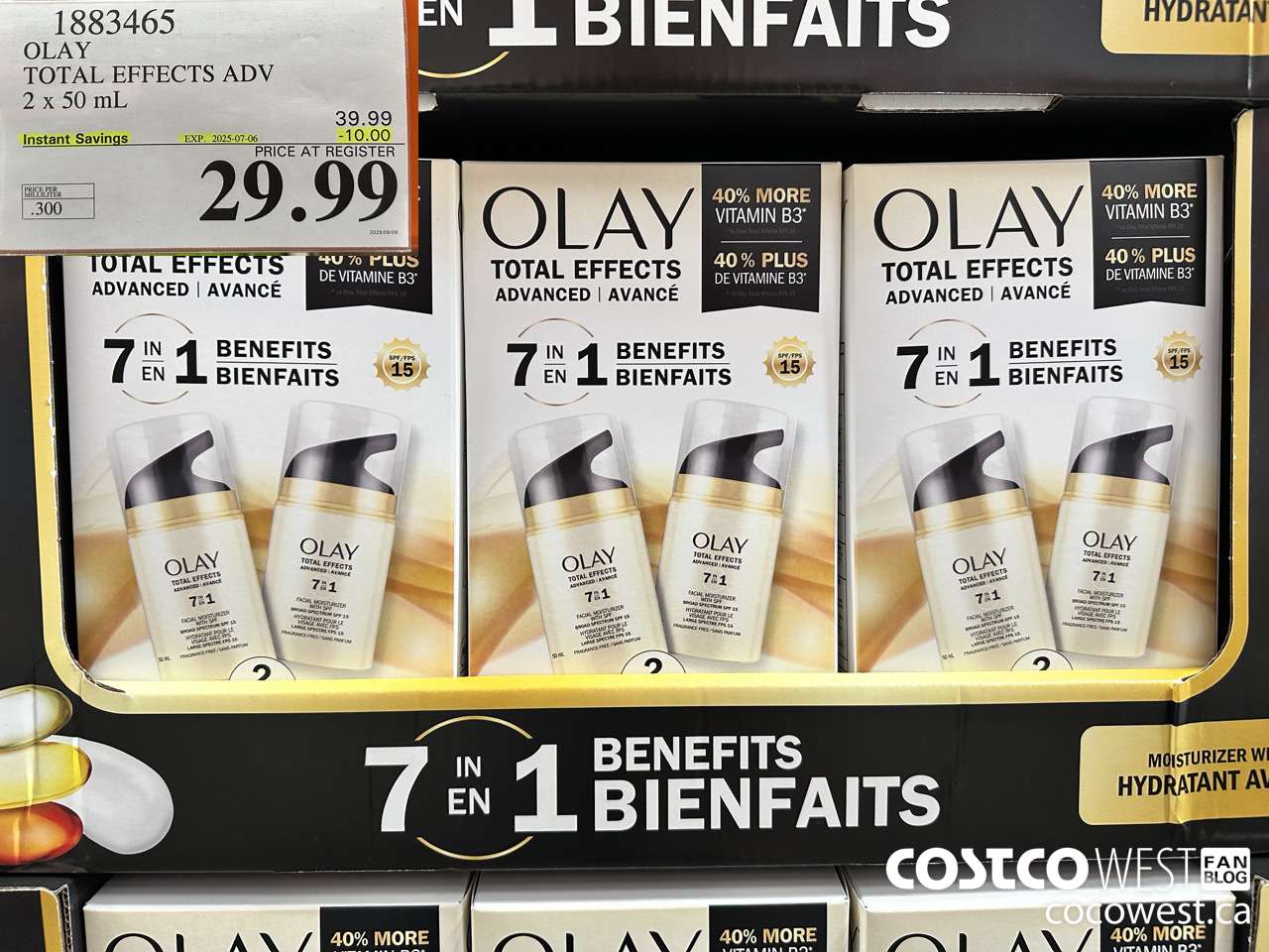 1883465 OLAY TOTAL EFFECTS ADV 2 X 50ML ($10.00 INSTANT SAVINGS EXPIRES ON 2025-07-06) $29.99