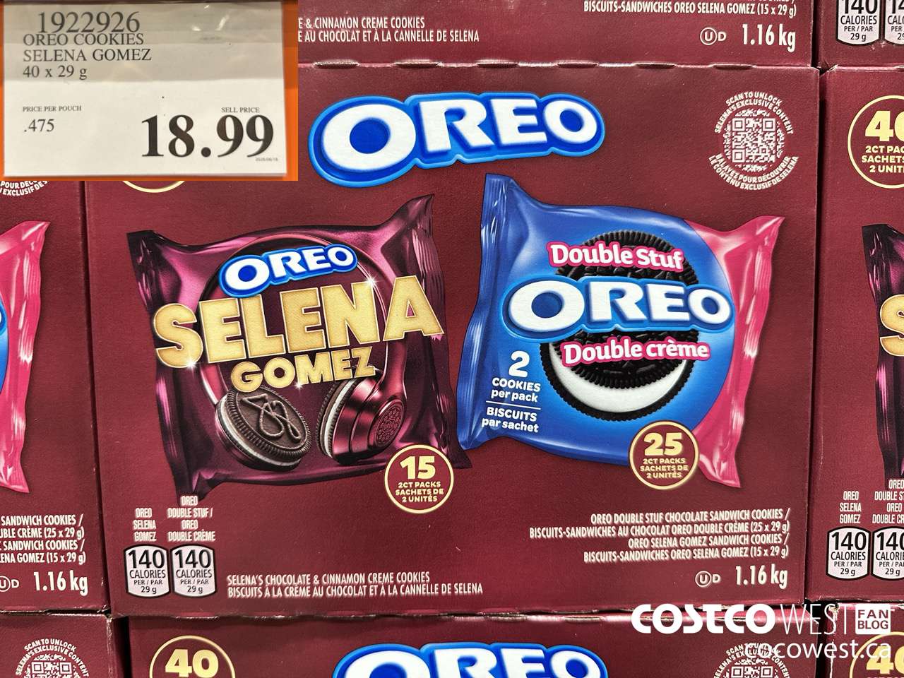 1922926 OREO COOKIES SELENA GOMEZ 40 X 29G $18.99
