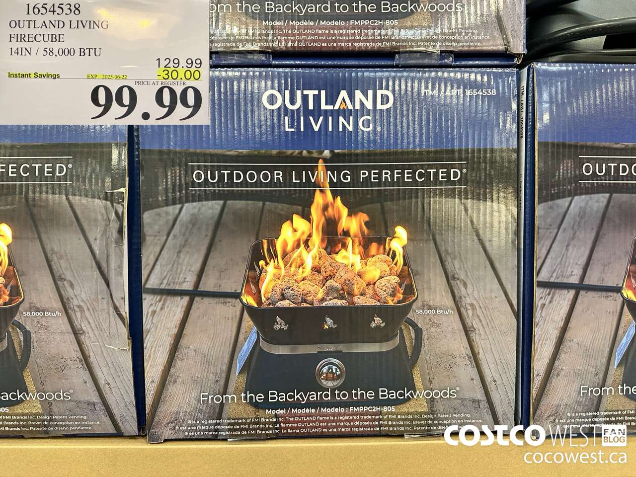 1654538 OUTLAND LIVING FIREBOWL 14IN / 58,000 BTU ($30.00 INSTANT SAVINGS EXPIRES ON 2025-06-22) $99.99