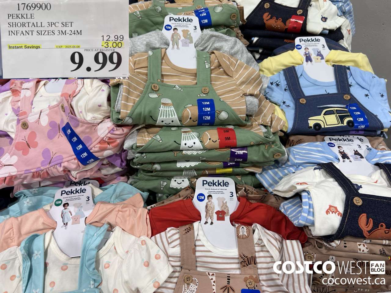 1769900 PEKKLE SHORTALL 3PC SET INFANT SIZES 3M-24M ($3.00 INSTANT SAVINGS EXPIRES ON 2025-06-08) $9.99