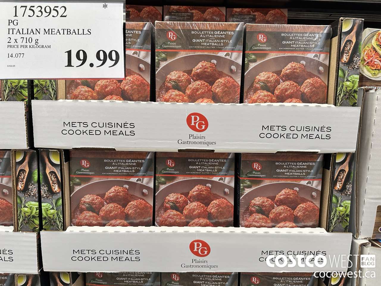 1753952 PG ITALIAN MEATBALLS 2 X 710G $19.99