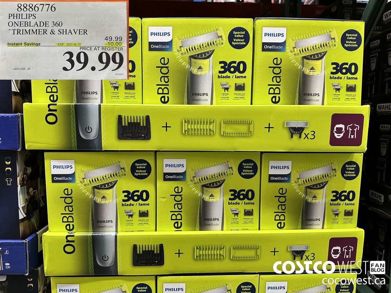 8886776 PHILIPS ONEBLADE 360 TRIMMER & SHAVER ($10.00 INSTANT SAVINGS EXPIRES ON 2025-06-29) $39.99