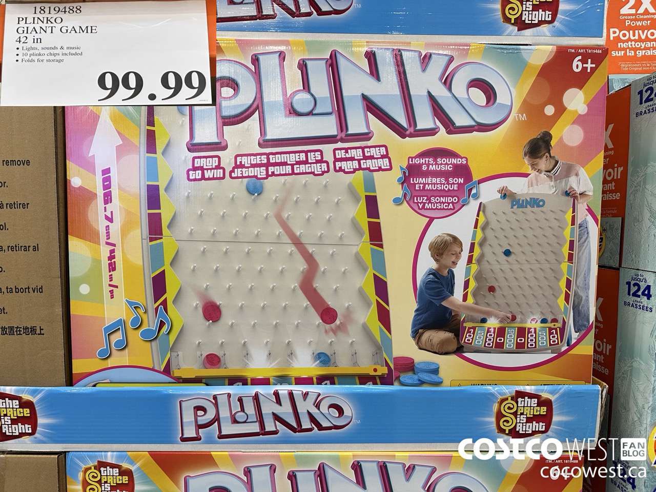1819488 PLINKO GIANT GAME 42IN $99.99