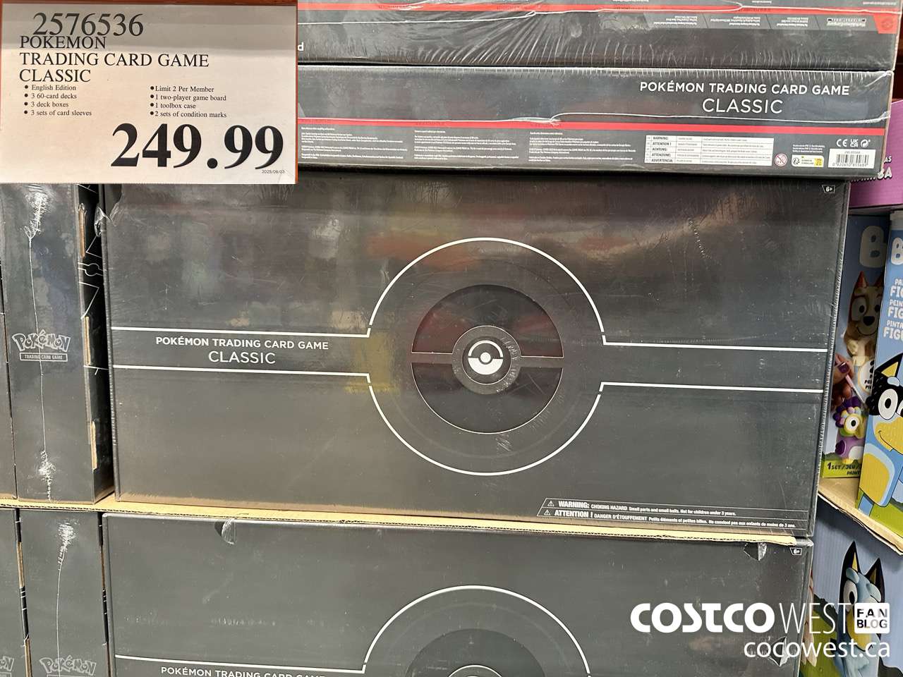 2576536 POKEMON TRADING CARD GAME CLASSIC $249.99