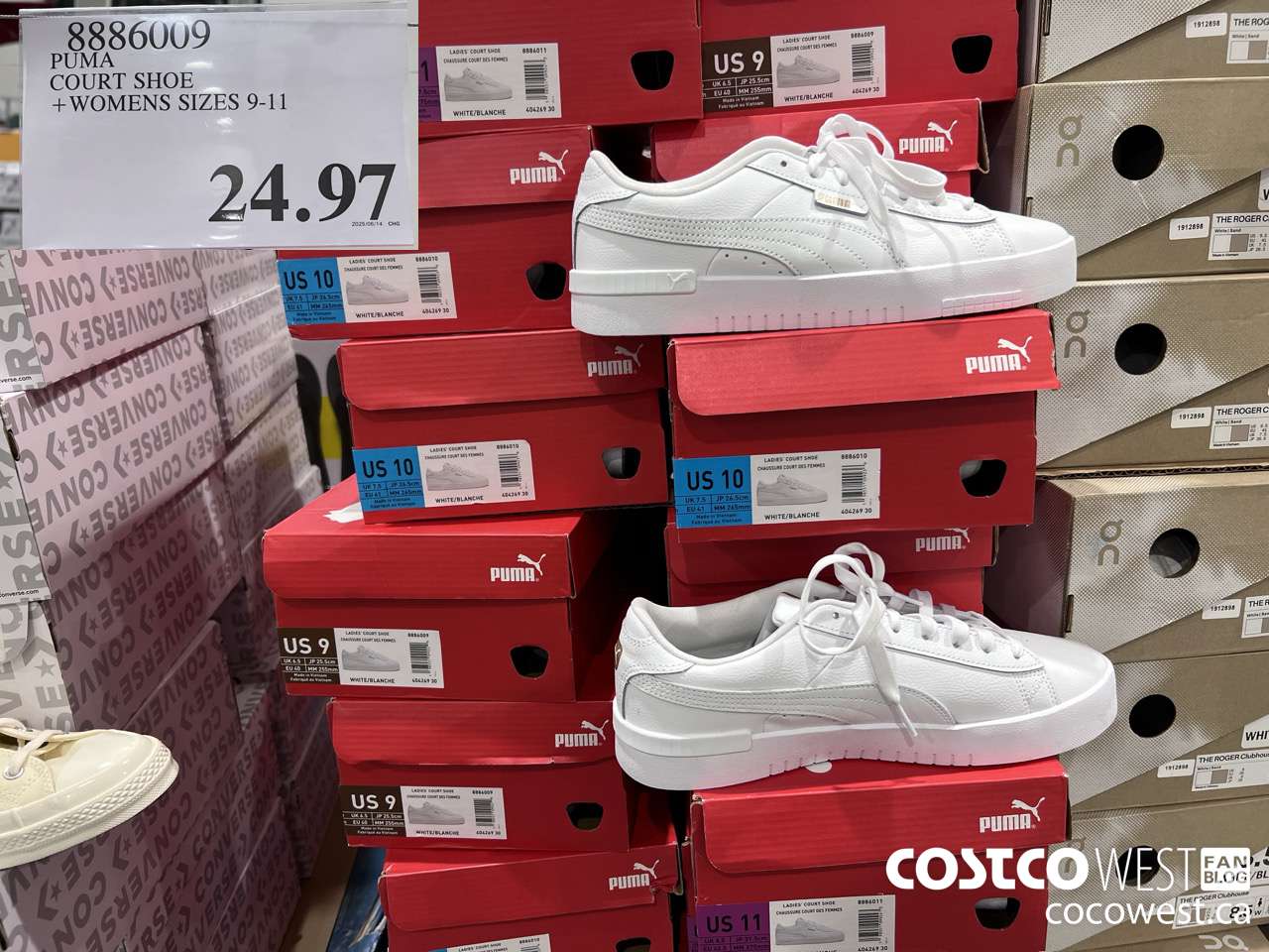 8886009 PUMA COURT SHOE WOMENS SIZES 9-11 $24.97