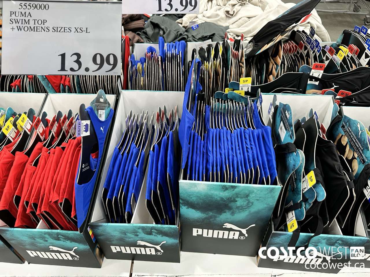 5559000 PUMA SWIM TOP WOMENS SIZES XS-L $13.99