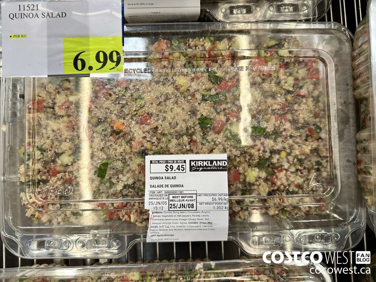 11521 QUINOA SALAD $6.99