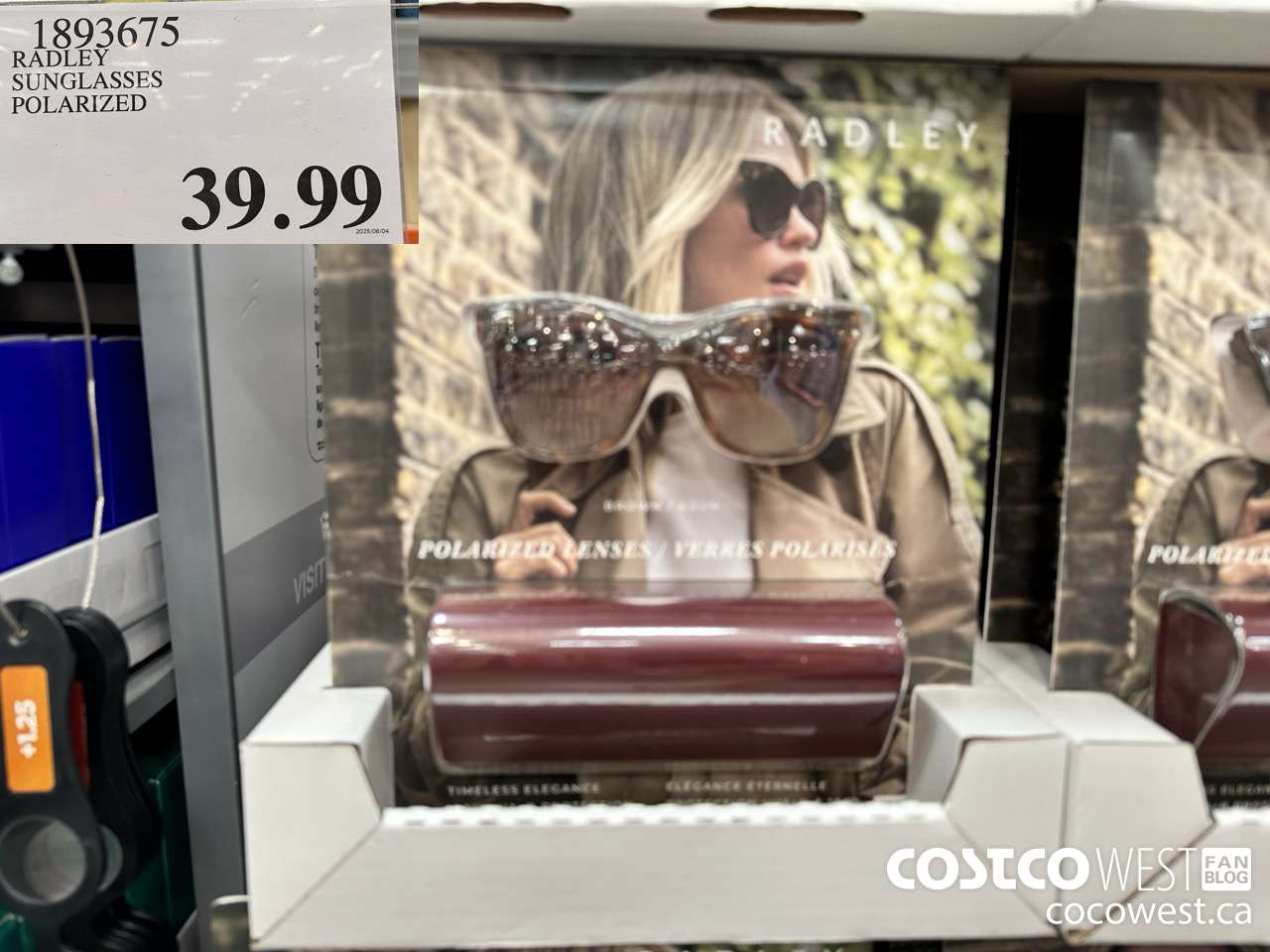 1893675 RADLEY SUNGLASSES POLARIZED $39.99