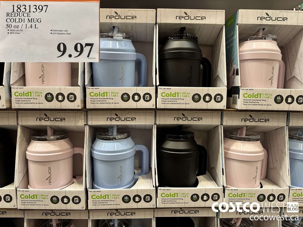 1831397 REDUCE COLD1 MUG 50 OZ/1.4L $9.97
