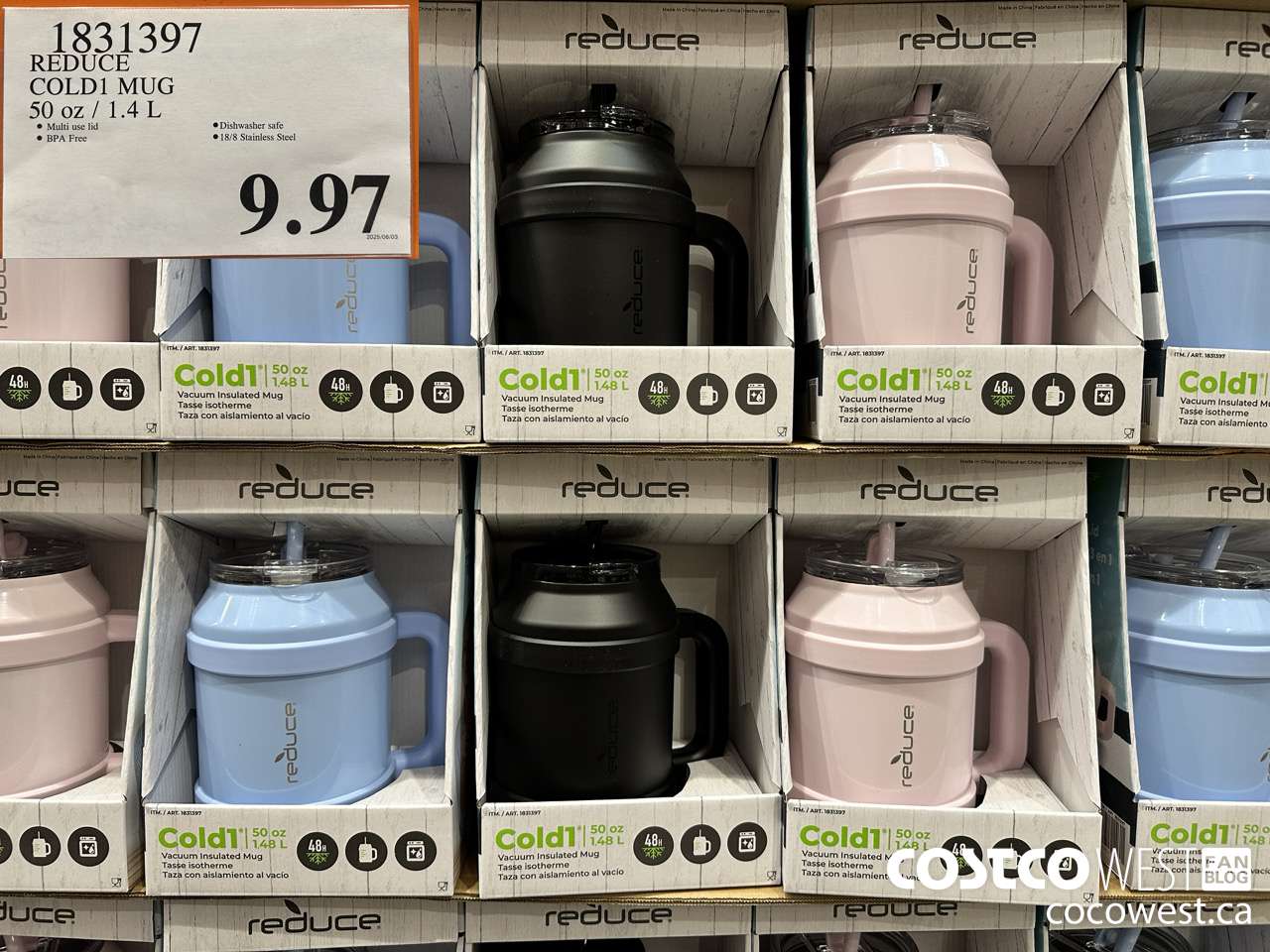 1831397 REDUCE COLD1 MUG 50 OZ/1.4L $9.97