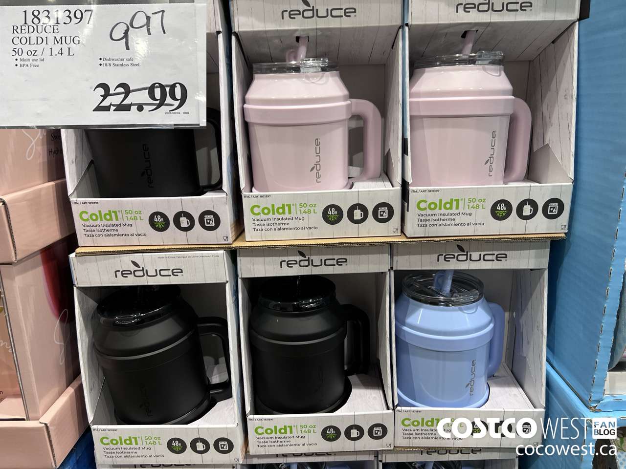 1831397 REDUCE COLD1 MUG 50 OZ/1.4L $9.97