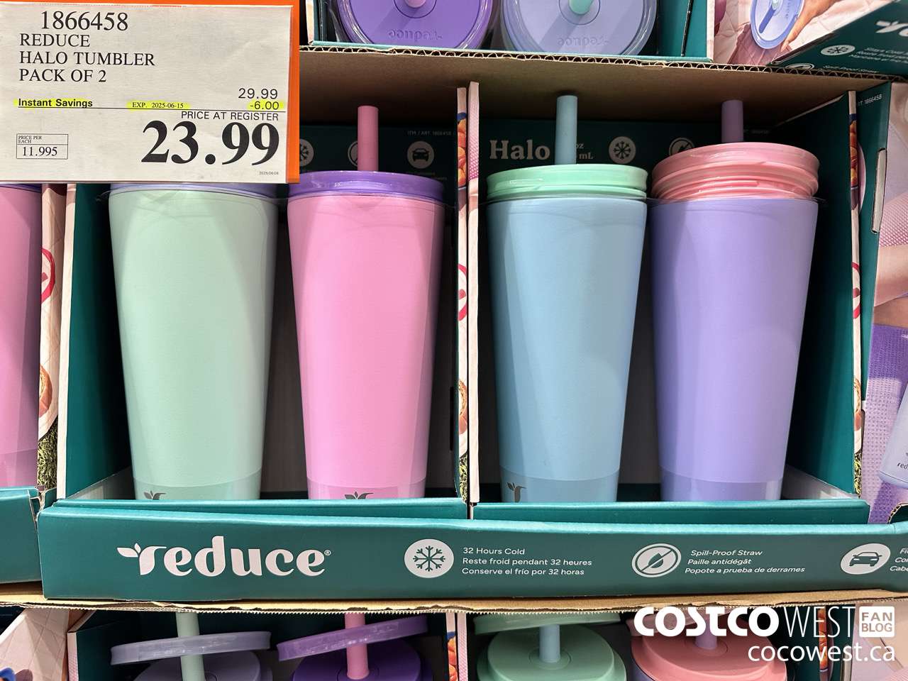 1866458 REDUCE HALO TUMBLER PACK OF 2 ($6.00 INSTANT SAVINGS EXPIRES ON 2025-06-15) $23.99