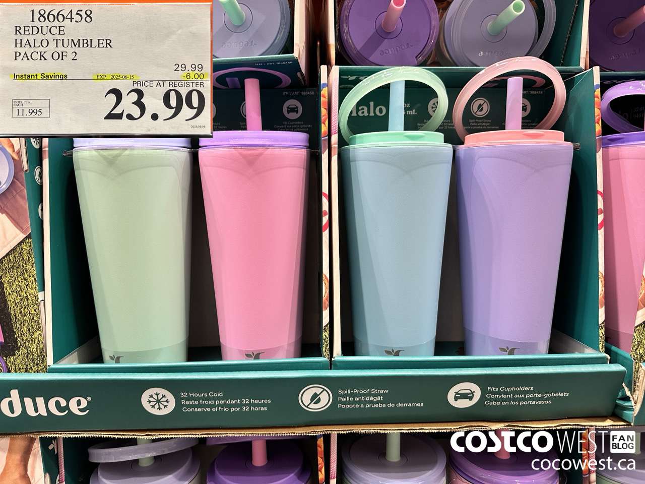 1866458 REDUCE HALO TUMBLER PACK OF 2 ($6.00 INSTANT SAVINGS EXPIRES ON 2025-06-15) $23.99