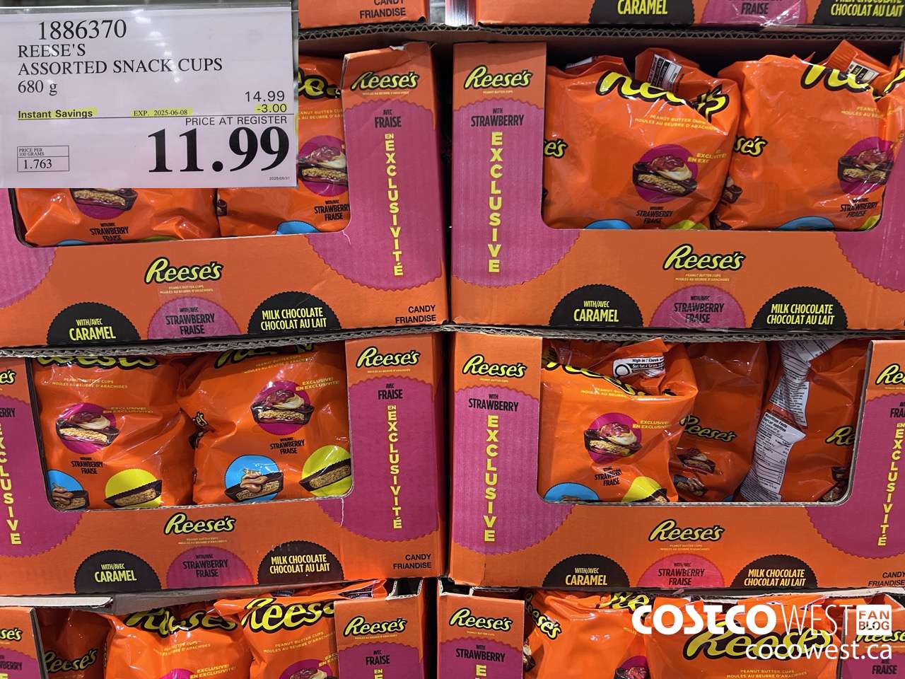 1886370 REESE'S ASSORTED SNACK CUPS 680G ($3.00 INSTANT SAVINGS EXPIRES ON 2025-06-08) $11.99