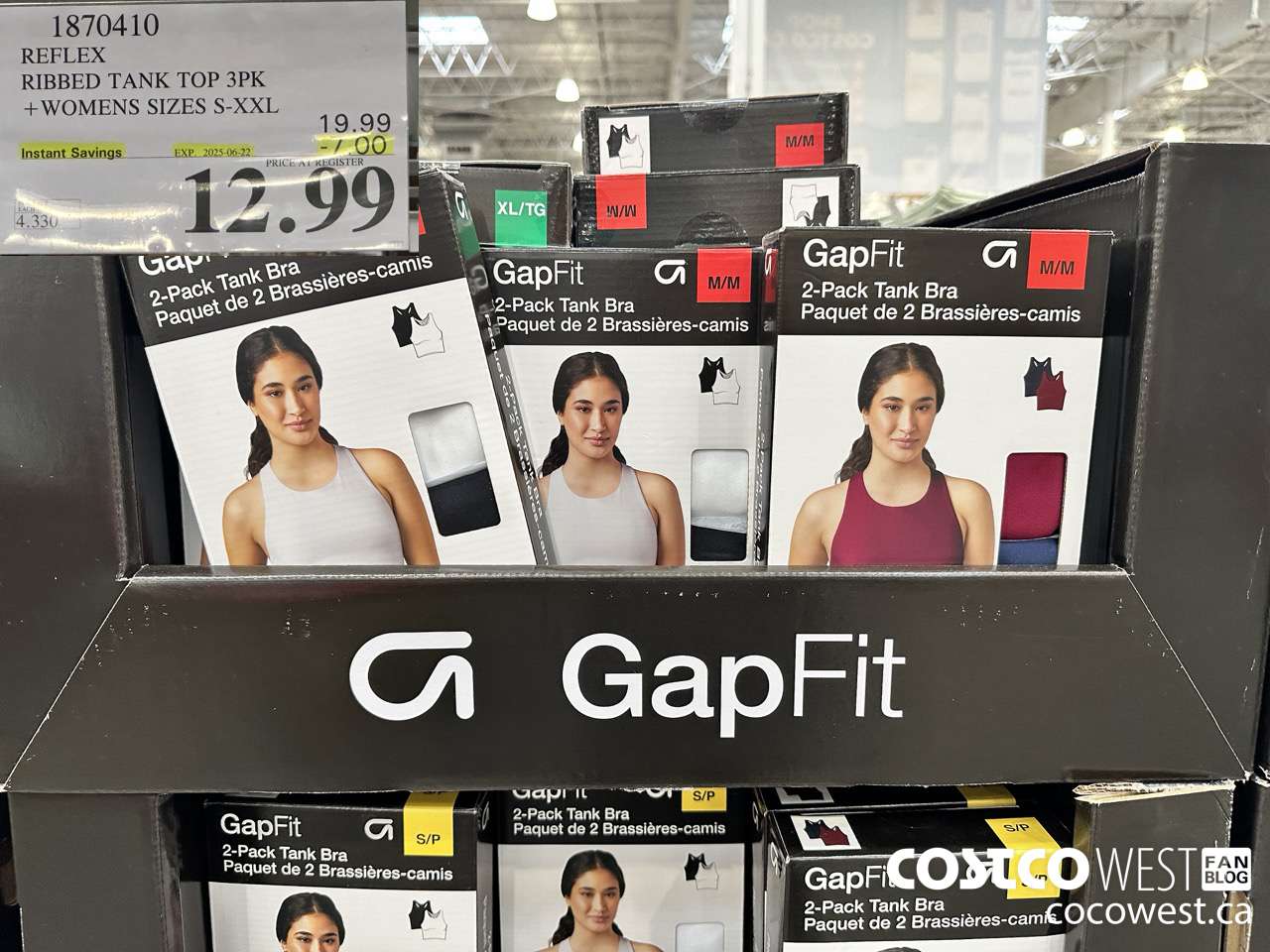 1870410 REFLEX RIBBED TANK TOP 3PK LADIES SIZES S-XXL ($7.00 INSTANT SAVINGS EXPIRES ON 2025-06-22) $12.99