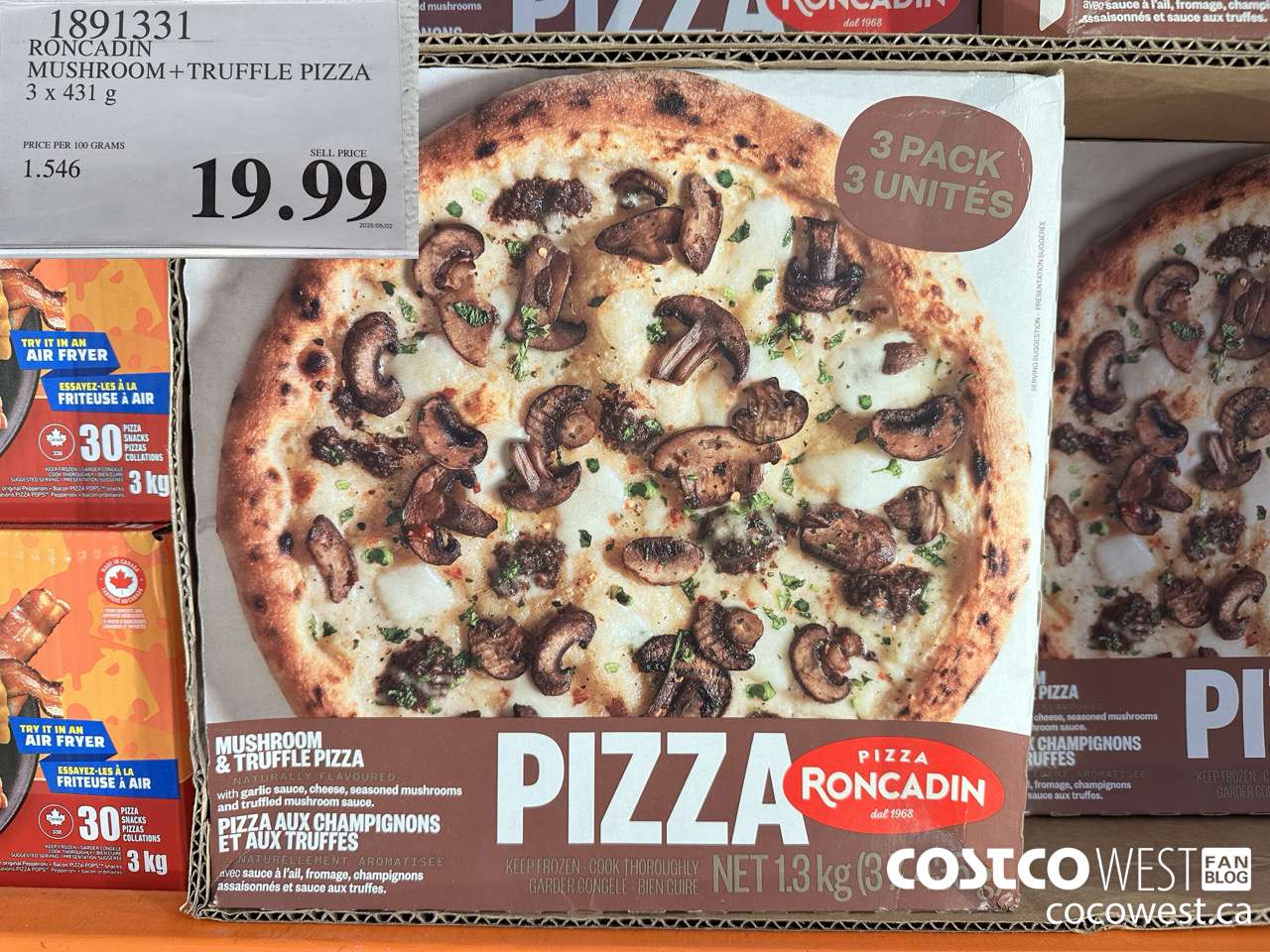 1891331 RONCADIN MUSHROOM + TRUFFLE PIZZA 3 X 431G $19.99