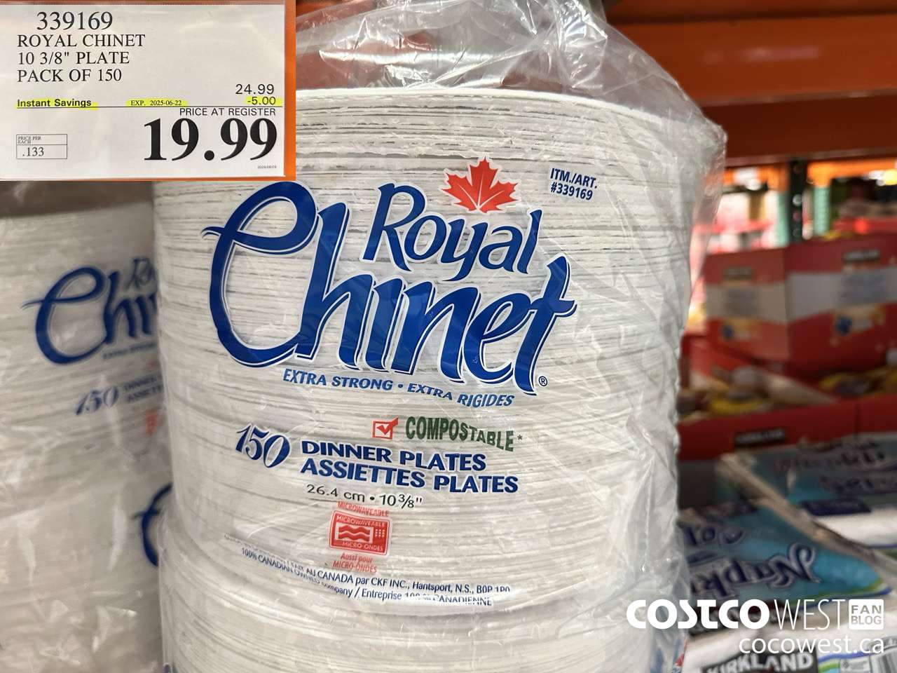 339169 ROYAL CHINET 10 3/8