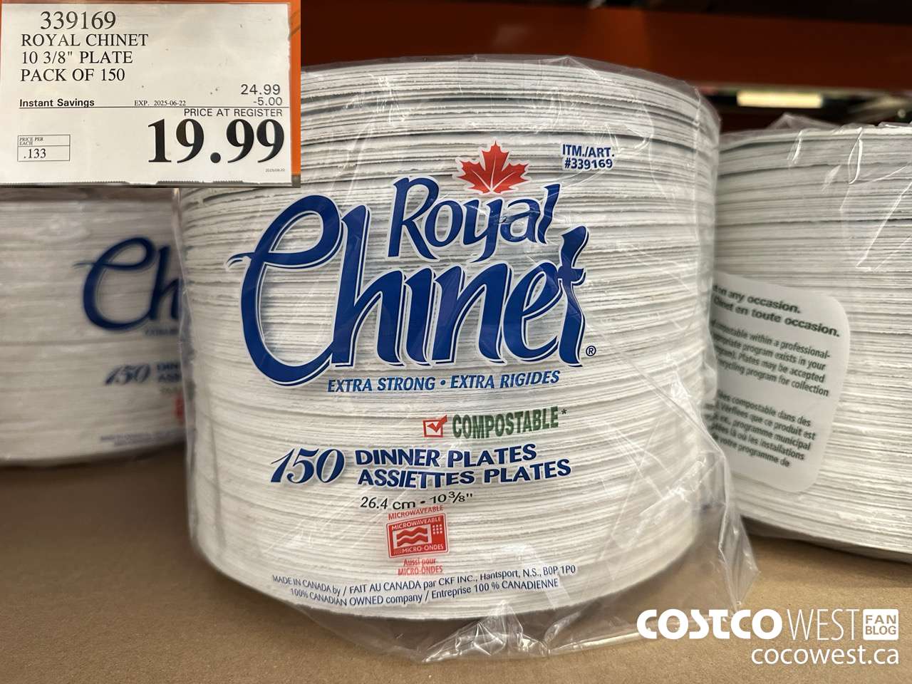 339169 ROYAL CHINET 10 3/8