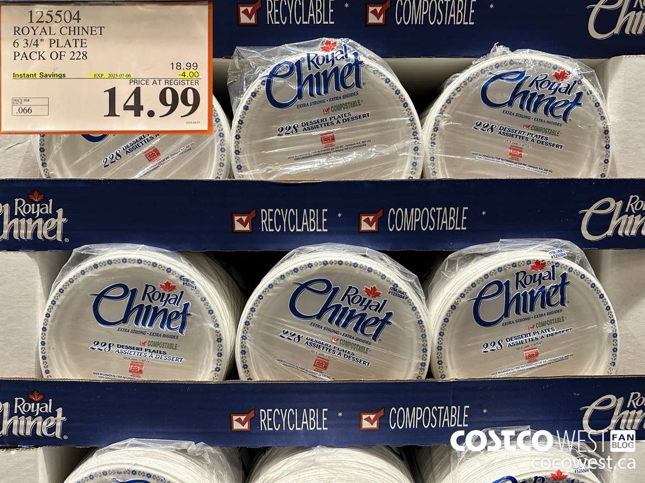 125504 ROYAL CHINET 6 3/4