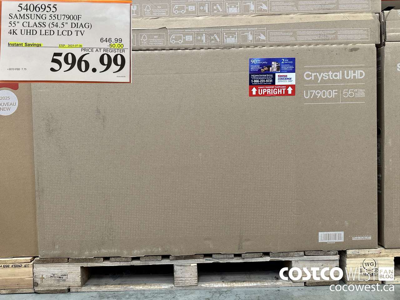 5406955 SAMSUNG 55U7900F 55