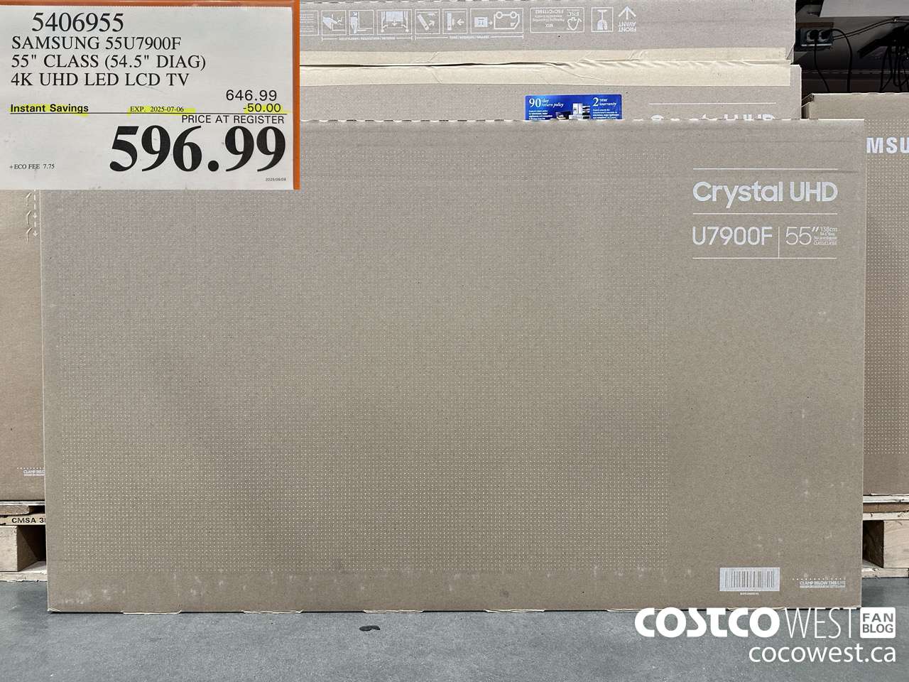 5406955 SAMSUNG 55U7900F 55
