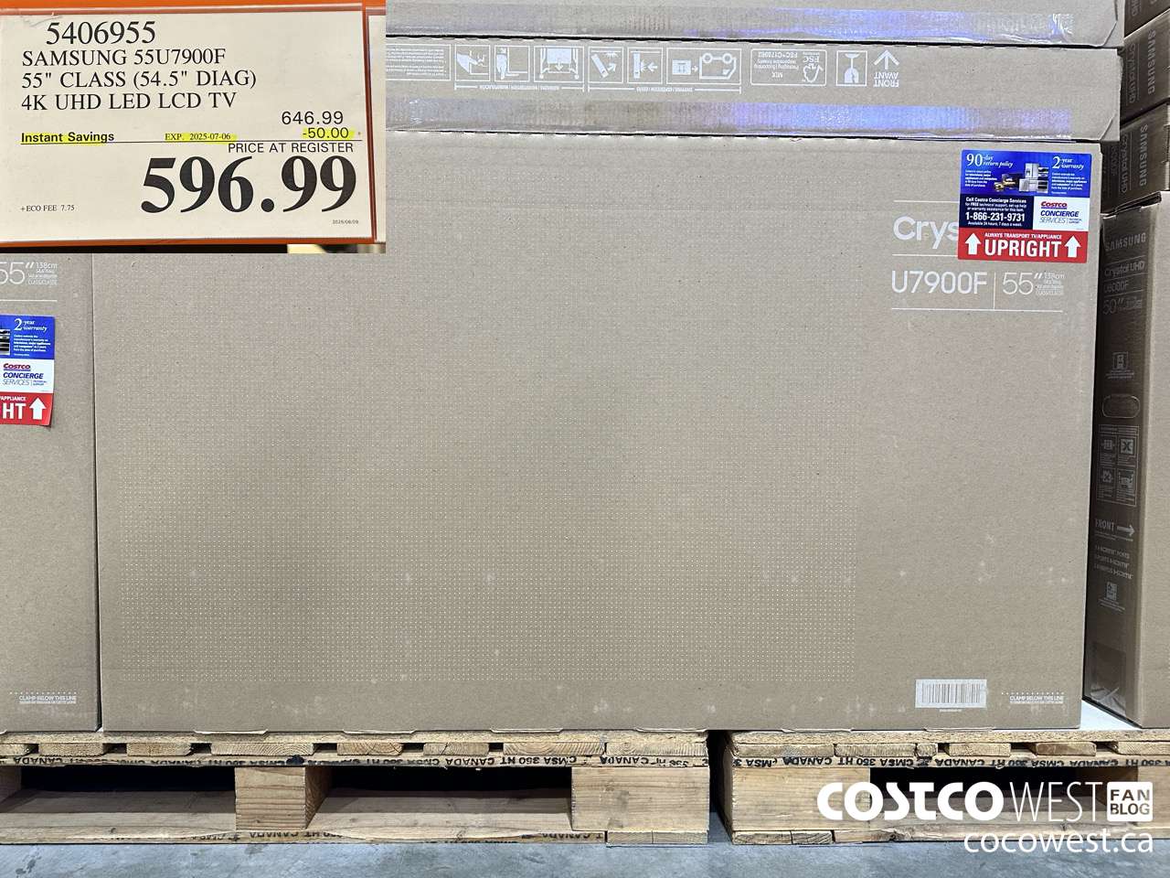 5406955 SAMSUNG 55U7900F 55