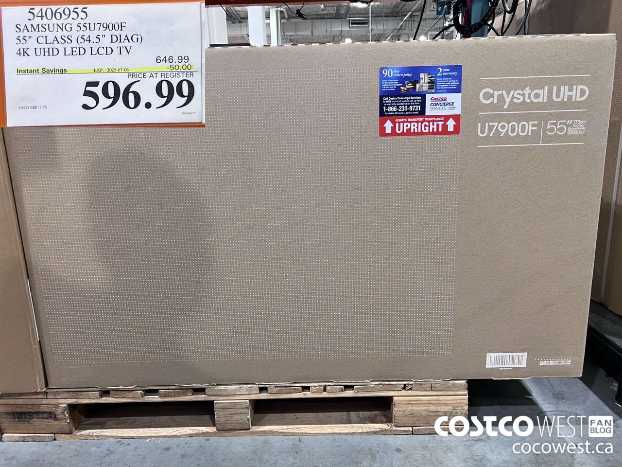 5406955 SAMSUNG 55U7900F 55